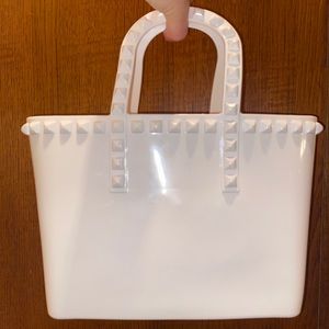 Mini Jelly White Handbag
